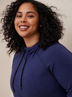Cowl Neck Active Hoodie
