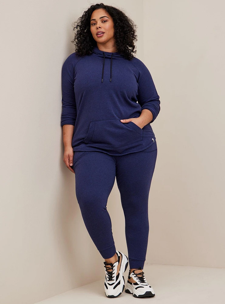 Cowl Neck Active Hoodie
