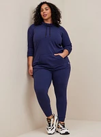 Cowl Neck Active Hoodie