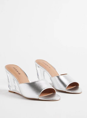 Lucite Wedge Mule (WW)