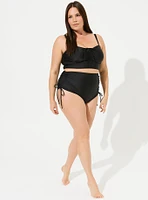 High-Rise Adjustable Side Swim Bottom