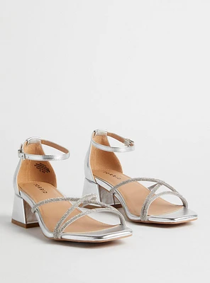 Embellished Block Heel Sandal (WW)