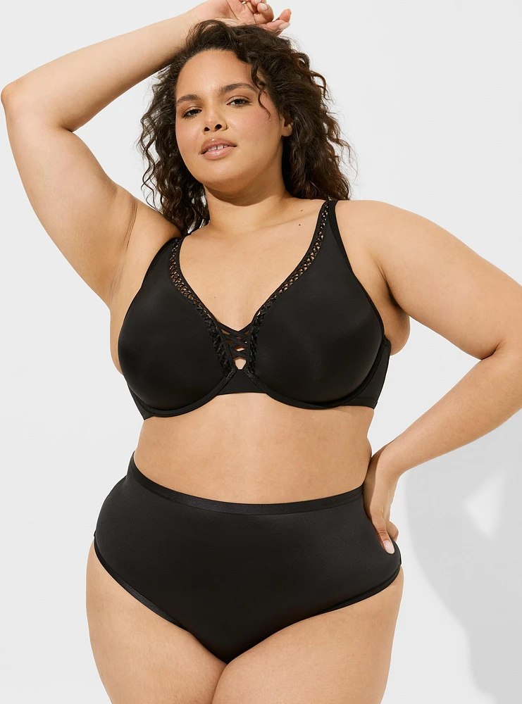 Shine Open Gusset Bow Panty
