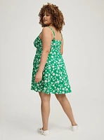 Challis Skater Mini Dress