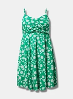 Challis Skater Mini Dress