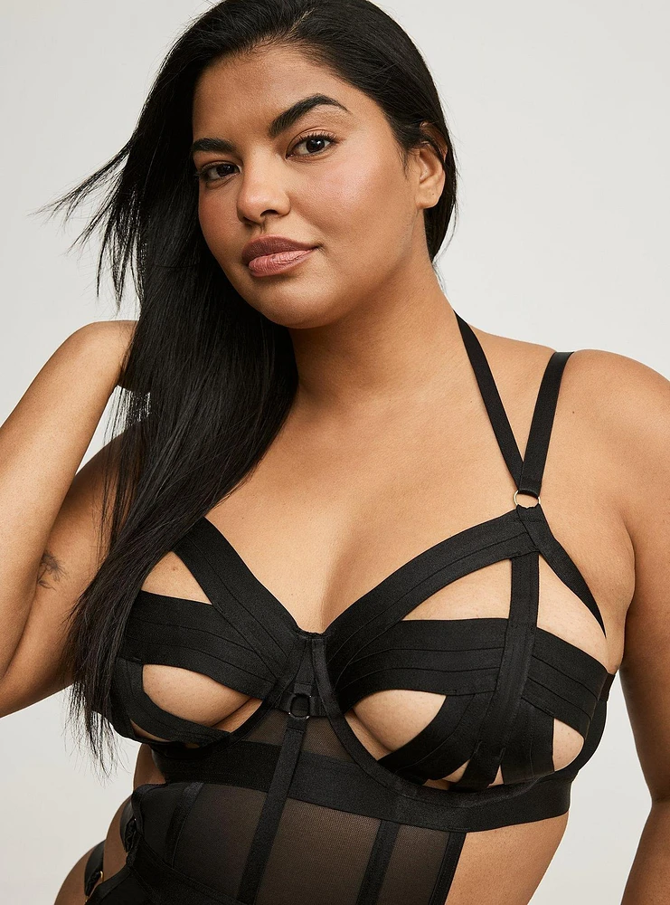 Strappy Cut-Out Bodysuit