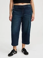 Crop Weekend Mid-Rise Wide Leg Jean