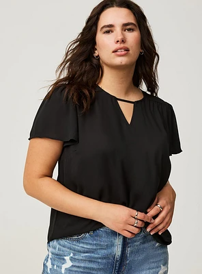Harper Flutter Sleeve Blouse