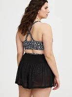 Flowy Mesh Cover-Up Short
