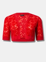 Daisy Mesh Shrug