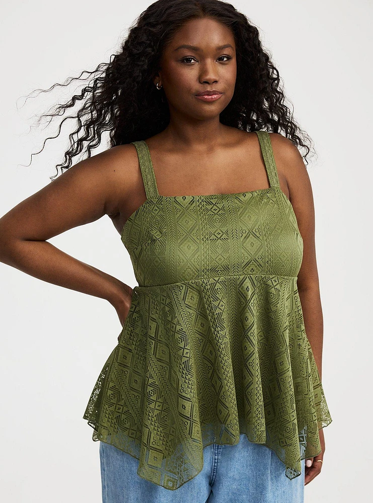 Hanky Hem Babydoll Tank