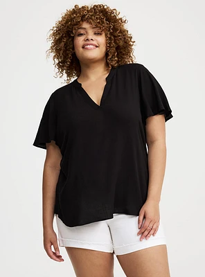 Flutter Sleeve Top