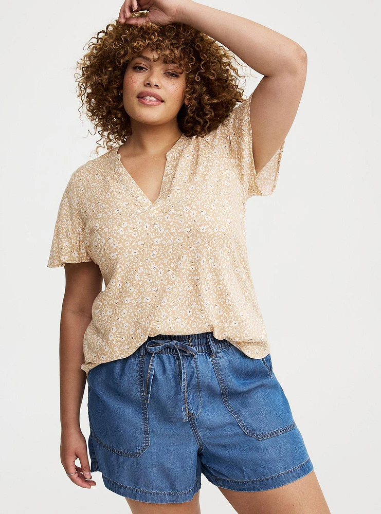Flutter Sleeve Top
