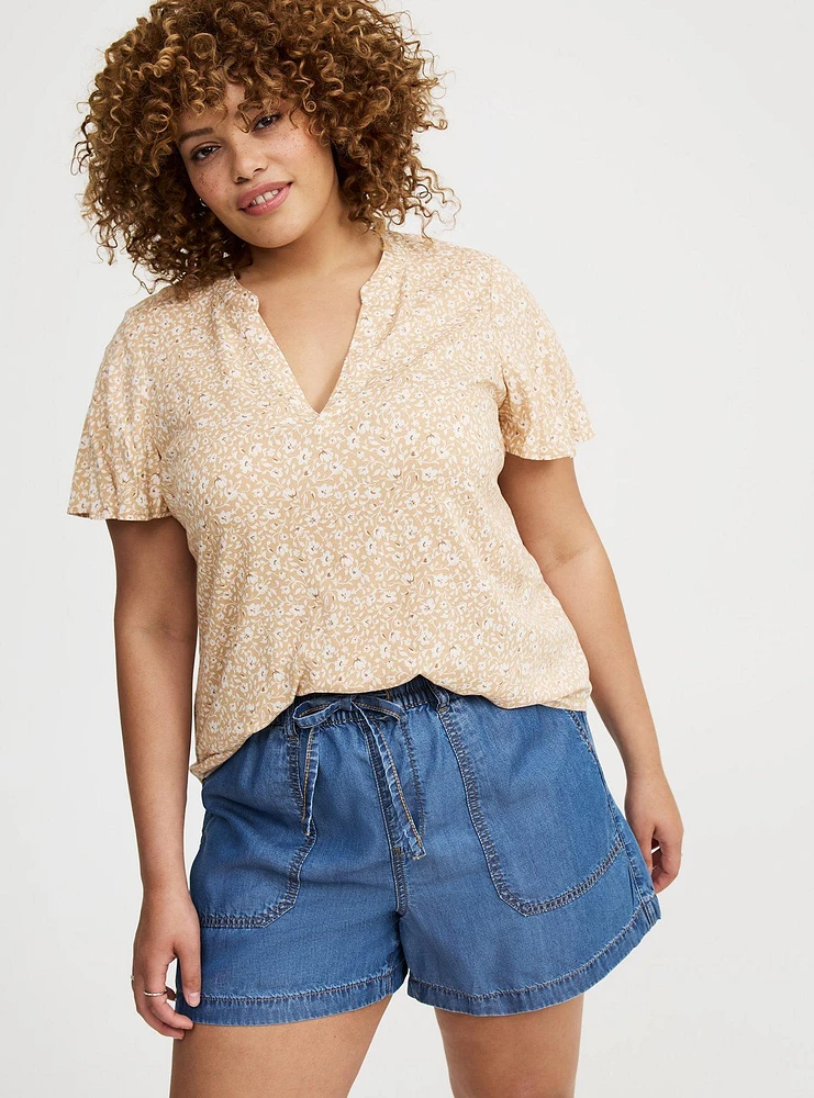 Flutter Sleeve Top