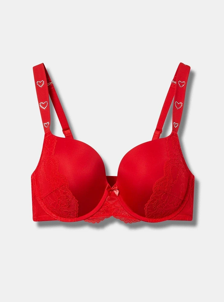 Push-Up T-Shirt Diamanté Bra