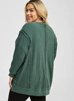 Oversized Waffle Top