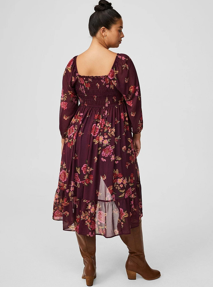 Chiffon Smocked Tunic