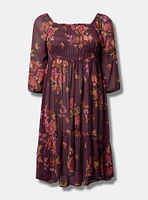 Chiffon Smocked Tunic