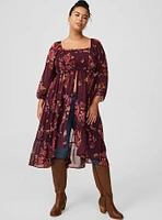 Chiffon Smocked Tunic