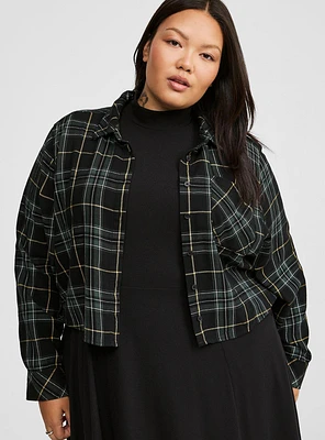 Lizzie Long Sleeve Crop Shirt