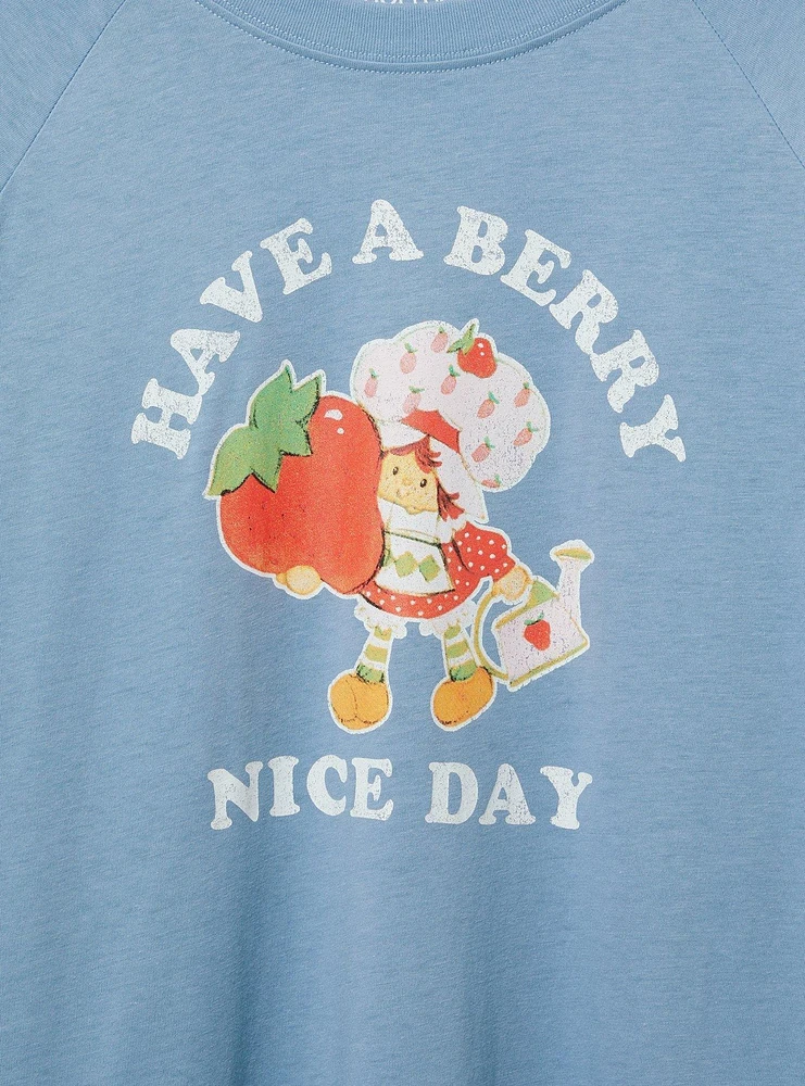 Strawberry Shortcake Classic Fit Cotton Long Sleeve Raglan Ringer Tee