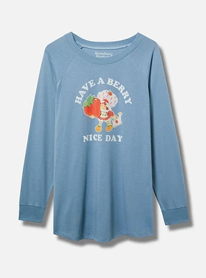 Strawberry Shortcake Classic Fit Cotton Long Sleeve Raglan Ringer Tee