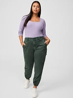 Ribbed Square Neck Bodysuit