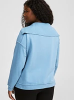 V-Neck Pullover Sweatshirt
