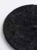 Pearl Fuzzy Beret