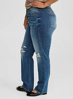 High-Rise Straight Jean