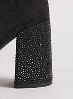 Laceup Embellished Heeled Over-The-Knee Boot (WW)