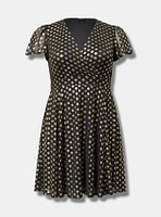 Flutter Sleeve Mini Dress