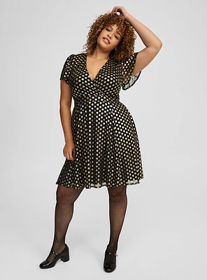 Flutter Sleeve Mini Dress