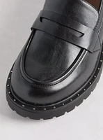Studded Chunky Loafers (WW
