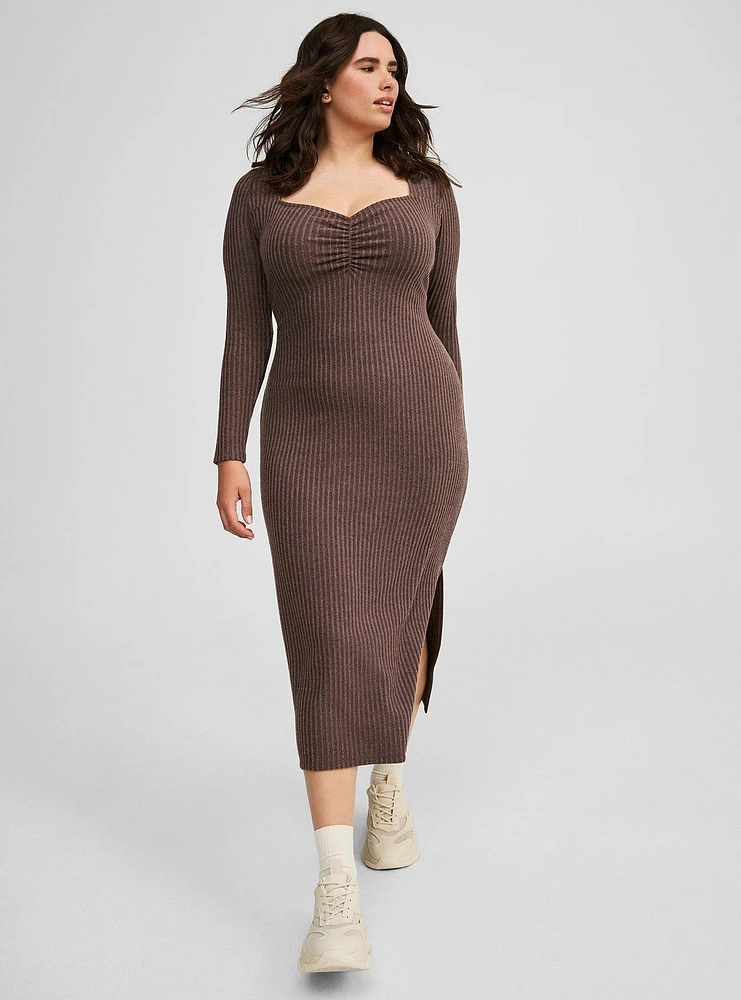 Column Tea Length Dress