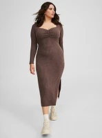 Column Tea Length Dress