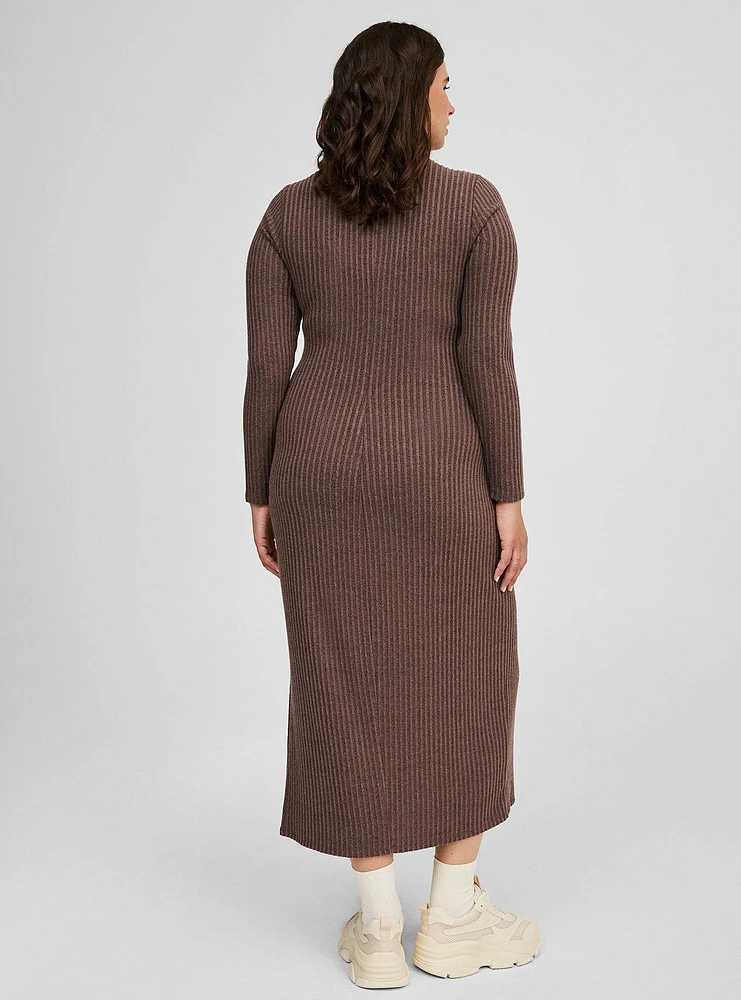 Column Tea Length Dress