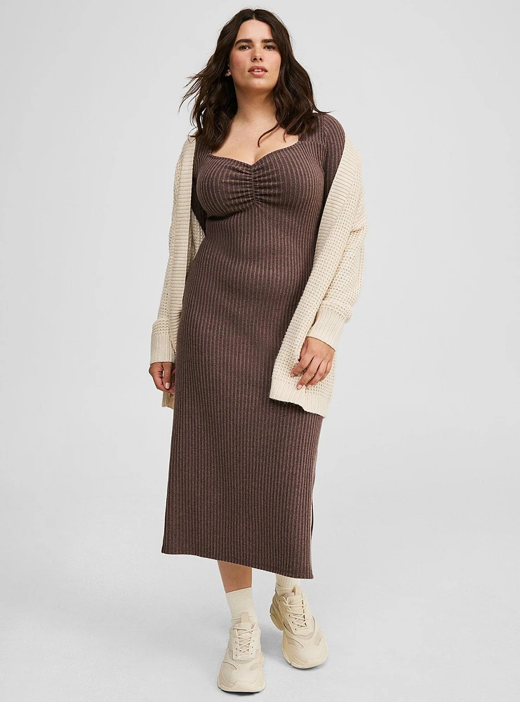 Column Tea Length Dress