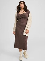 Column Tea Length Dress