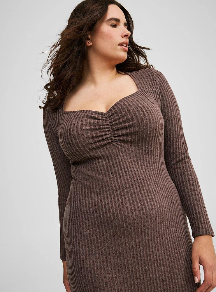 Column Tea Length Dress