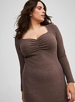 Column Tea Length Dress