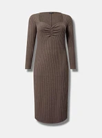 Column Tea Length Dress