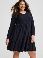 Tiered Skater Mini Dress