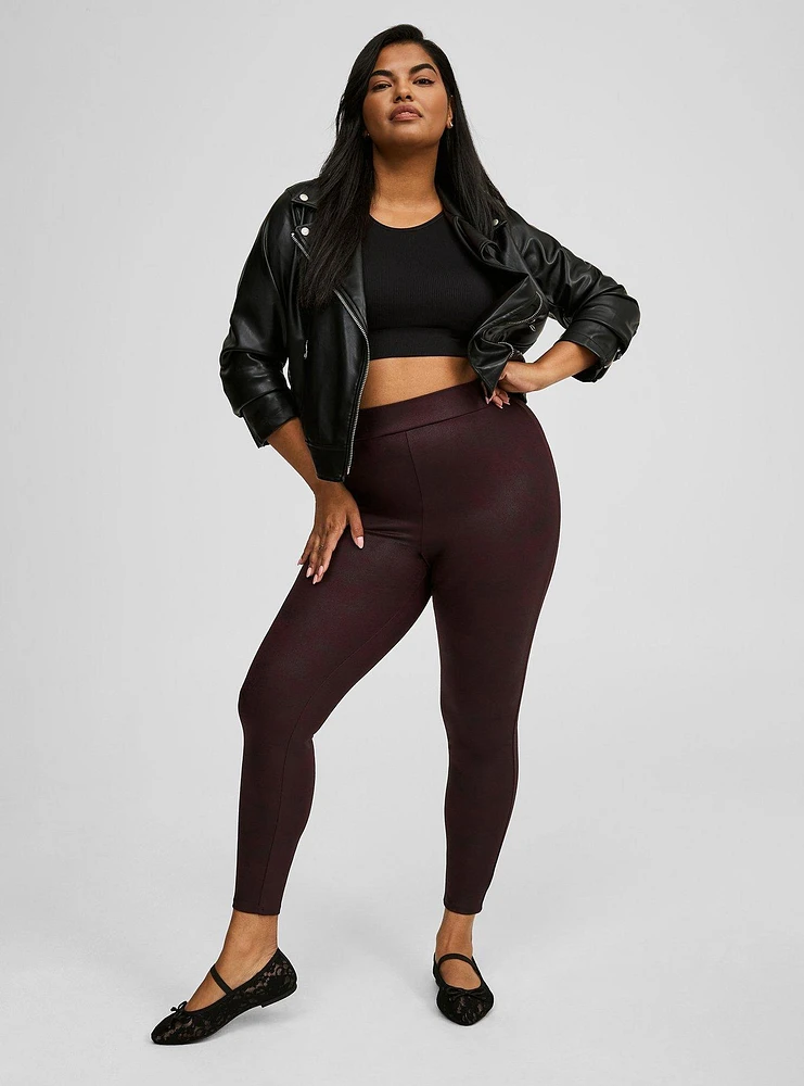 Full-Length Foil Print Legging