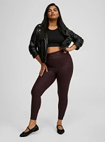 Full-Length Foil Print Legging