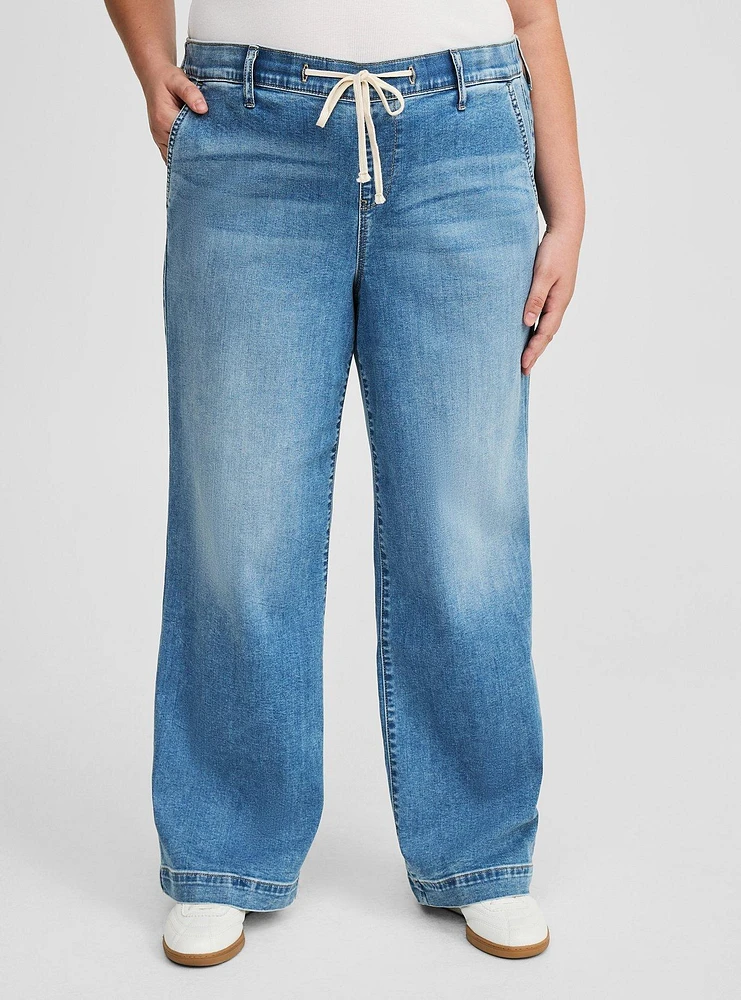 Weekend Mid-Rise Wide Leg Jean