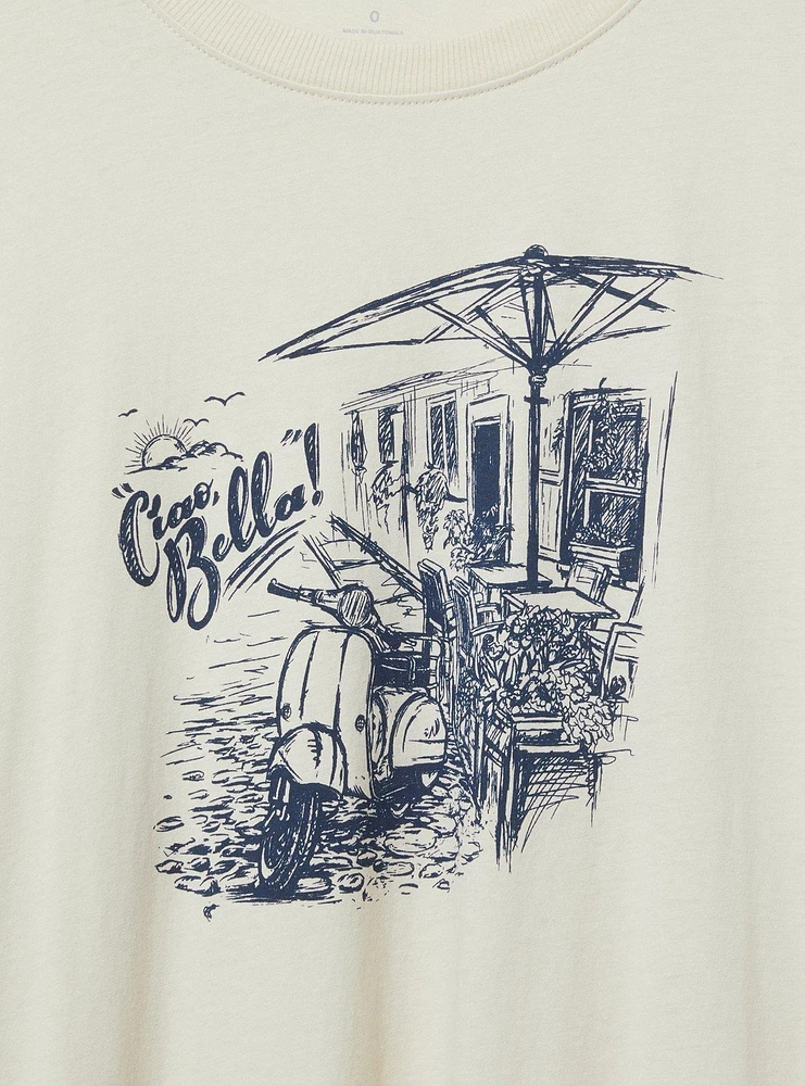 Bella Oversized Fit Cotton Tee
