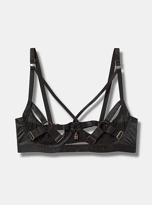 Open Cup O-Ring Underwire Bra