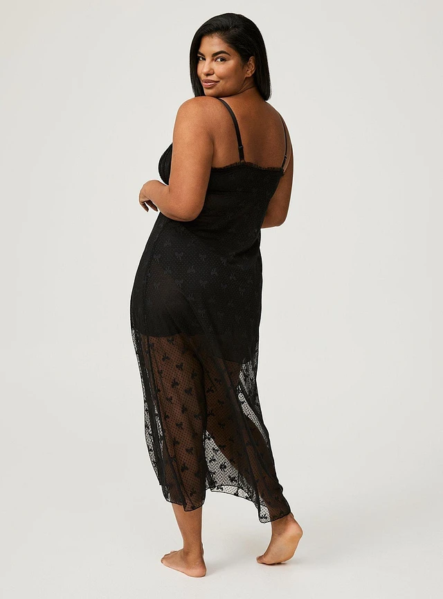 chinese dress ladies Baltic Born Womens Summerlin Lace Top Maxi Dress | Black