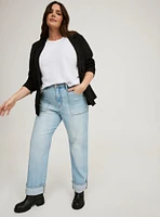High-Rise Straight Jean